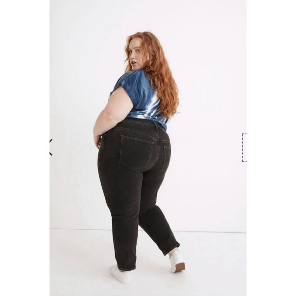 Madewell Black Denim Curvy Jeans Size 24 NWT